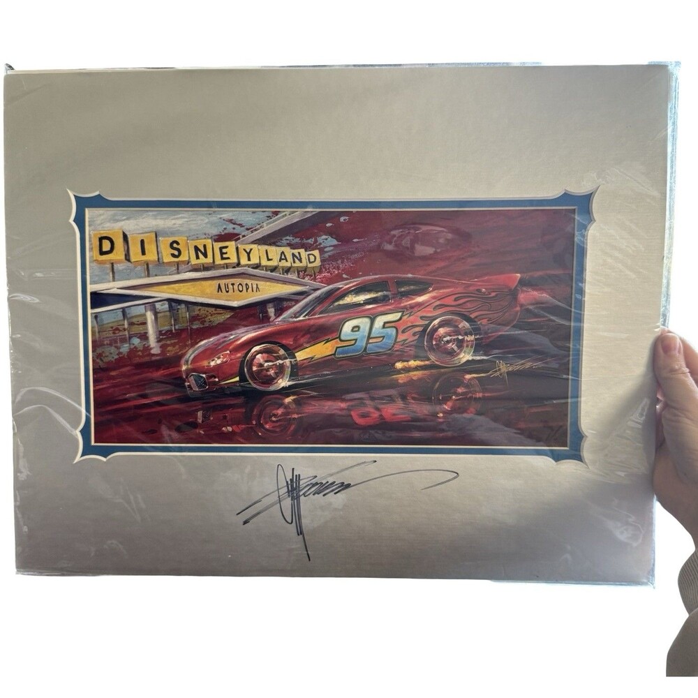 Rare Disney Lightning Speed by Chip Foose Picture/ Limited Edition Signed 2011